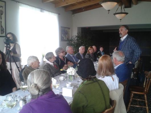 Ivan Pocuch, Jan Hrebejk and members of the Czech community