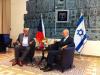 Ministr Karel Schwarzenberg a prezident Izraele Šimon Peres