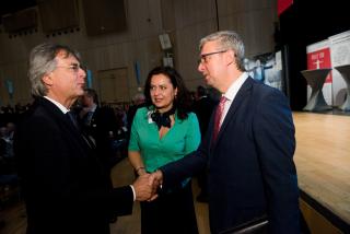 Mit Axel Bartelt, Präsidenten des Regierungsbezirks Oberpfalz