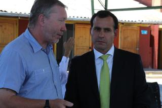 Sr. Embajador J. Rychtar y alcalde de Peñaflor Sr. Nibaldo Meza Garfia 