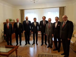 Ze spotkania Ambasadora Ivana Jestřába z konsulami honorowymi RCz w RP w dniu przyjęcia
