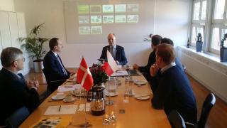 Meeting with the Mayor of the Vejle municipality and representatives of local businesses