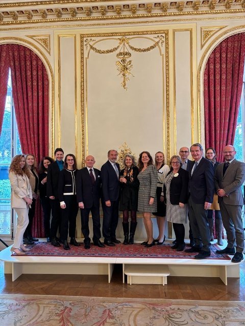 Rencontre des consuls honoraires de la République tchèque en France avec Monsieur Ambassadeur 