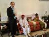 Ambassador Marek Skolil and the King and Queen of Asaba