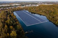 ArcelorMittal floating solar installation in Differdange