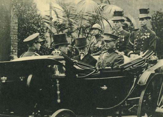 T. G. Masaryk při návštěvě Belgie v roce 1923