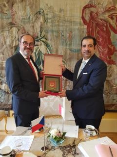 Vedení ministerstva jednalo s bahrajnským velvyslancem 