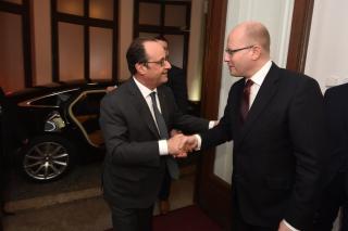 Rencontre avec le Premier Ministre de la République tchèque, Monsieur Bohuslav Sobotka.