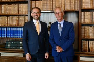 Náměstek ministra zahraničních věcí Martin Smolek přijal předsedu Parlamentního shromáždění Rady Evropy