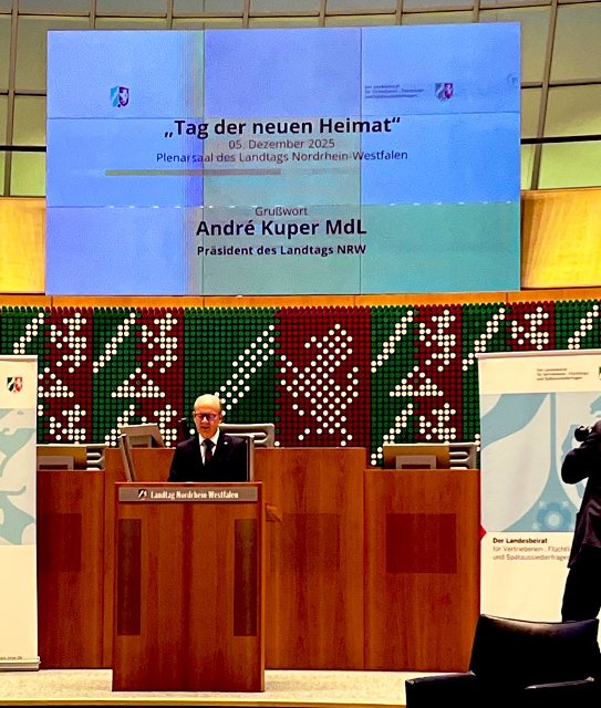 Den nové vlasti v Zemském sněmu NRW