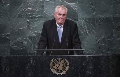 Prezident Zeman na 71. VS OSN