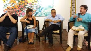 Literární panel v Museo de Arte Moderna