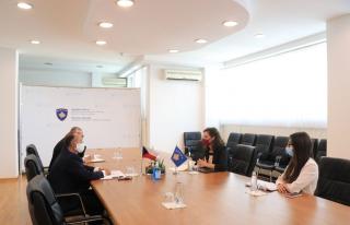 Reception of the Head of the Embassy of the Czech Republic at the Minister of Economy of the Republic of Kosovo