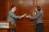 Ambassador Helena Bambasova and minister Christoforos Fokaides