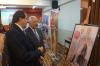 Recorrido VIP de la exposición artística, El Embajador Pavel Bechný y el rector Dr. Luis Cervantes Liňán