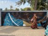 Malba Tomáše Starého v rámci festivalu Meeting of Styles v Yeumbeul, Senegal (Foto: Tomáš Starý)