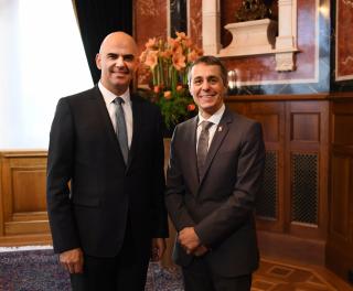 Alain Berset und Ignazio Cassis 