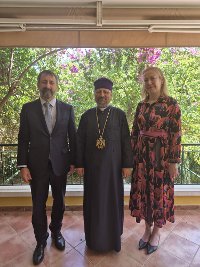 Velvyslanec Petr Štěpánek se setkal s patriarchou Arménské apoštolské církve