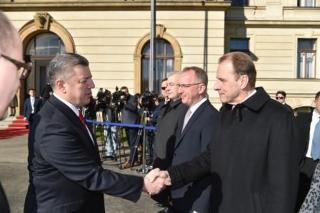 Oficiální návštěva předsedy vlády Gruzie v České republice