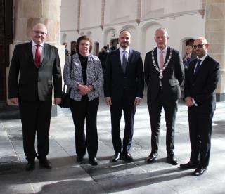 V4 Ambassadors and Mayor of Gooise Meren in Comenius Day