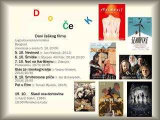 Dani češke kulture - program 2