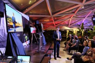  ​Ředitel kanceláře CzechTrade Hong Kong Jan Urban prezentuje ČR v komunitním centru MindSpace