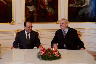 Rencontre avec le Président de la République tchèque Monsieur Miloš Zeman.