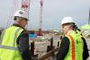 Minister Kuba at the V.C. Summer construction site