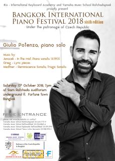 Poster Bangkok International Piano Festival