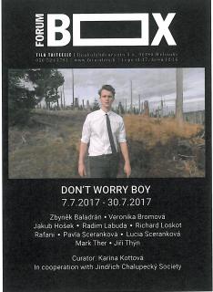 Czech Art Exhibition "DON´T WORRY BOY" - invitation