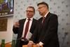 Ministr Lubomír Zaorálek a náměstek ministra zahraničí Martin Tlapa na konferenci Český národní zájem