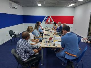 Reunión con el Viceministro de la Industria Alimentaria Javier Francisco Aguiar Rodríguez