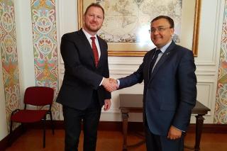 náměstek Dürr se svým ukrajinským protějškem