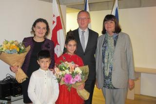 Children of Tbilisi receive International Fine Arts Competition LIDICE 2016 awards