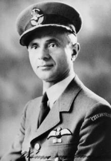 Col. Rosík in the uniform of the Royal Air Force