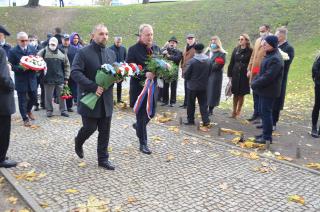 Pietní akt k uctění památky obětí Minského ghetta
