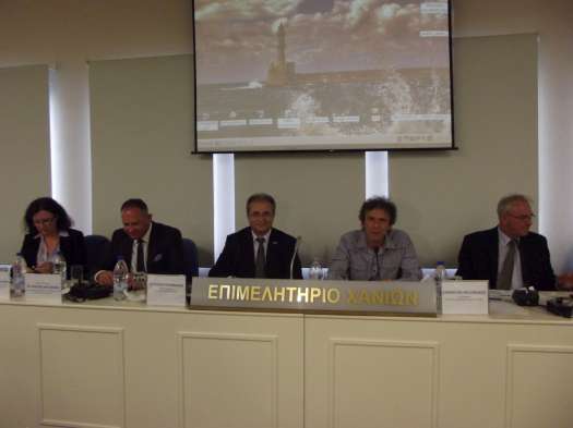 V4 presentation in the Chania Chamber of Commerce and Industry
