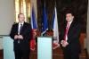Náměstek Tomáš Dub a chargé d´affaires ČR v Arménii Petr Mikyska