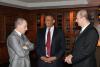 Minister Kuba and Ambassador Gandalovic with Mayor of Charlotte Foxx