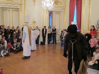 La fête de Saint-Nicolas.