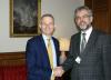 Náměstek Jiří Schneider a britský ministr pro Evropu David Lidington