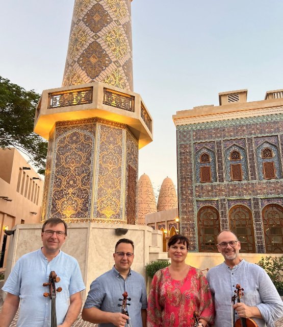 V Dauha vystoupilo smyčcové kvarteto Prague Philharmonia