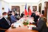 Pracovní schůzka prezidentů ČR a Polska
