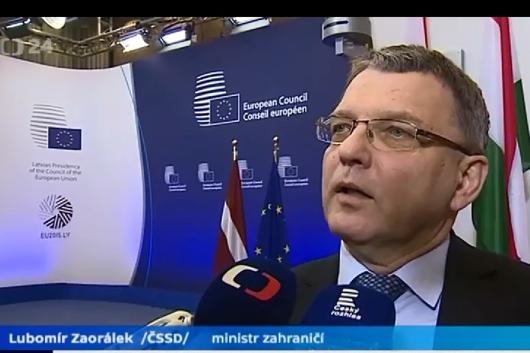 Ministr Zaorálek v pořadu Horizont ČT24