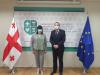 Deputy Minister R. Policar and First Deputy Minister T. Gabunia