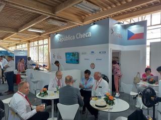 Stand oficial de Chequia en la feria FIHAV 2022