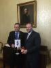 Velvyslanec s prezidentem městské rady Kentem Anderssonem - The Ambassador with the Municipal Council Chairman Kent Andersson