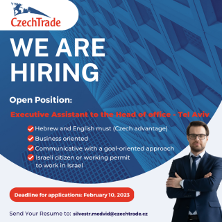 CzechTrade agency is looking for an Executive Assistant
