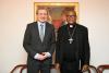 Kardinál s ministrem zahraničních věcí Martinem Stropnickým / Cardinal with the Minister of Foreign Affairs Mr. Martin Stropnický
