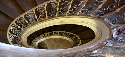 Santiniho schodiště  v Plasích
